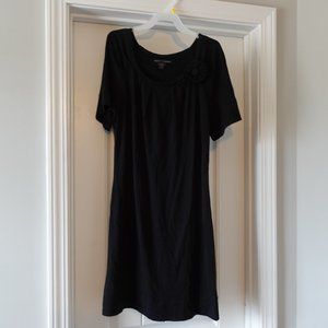 Faith Passion small polyester black shortsleeve mini-dress